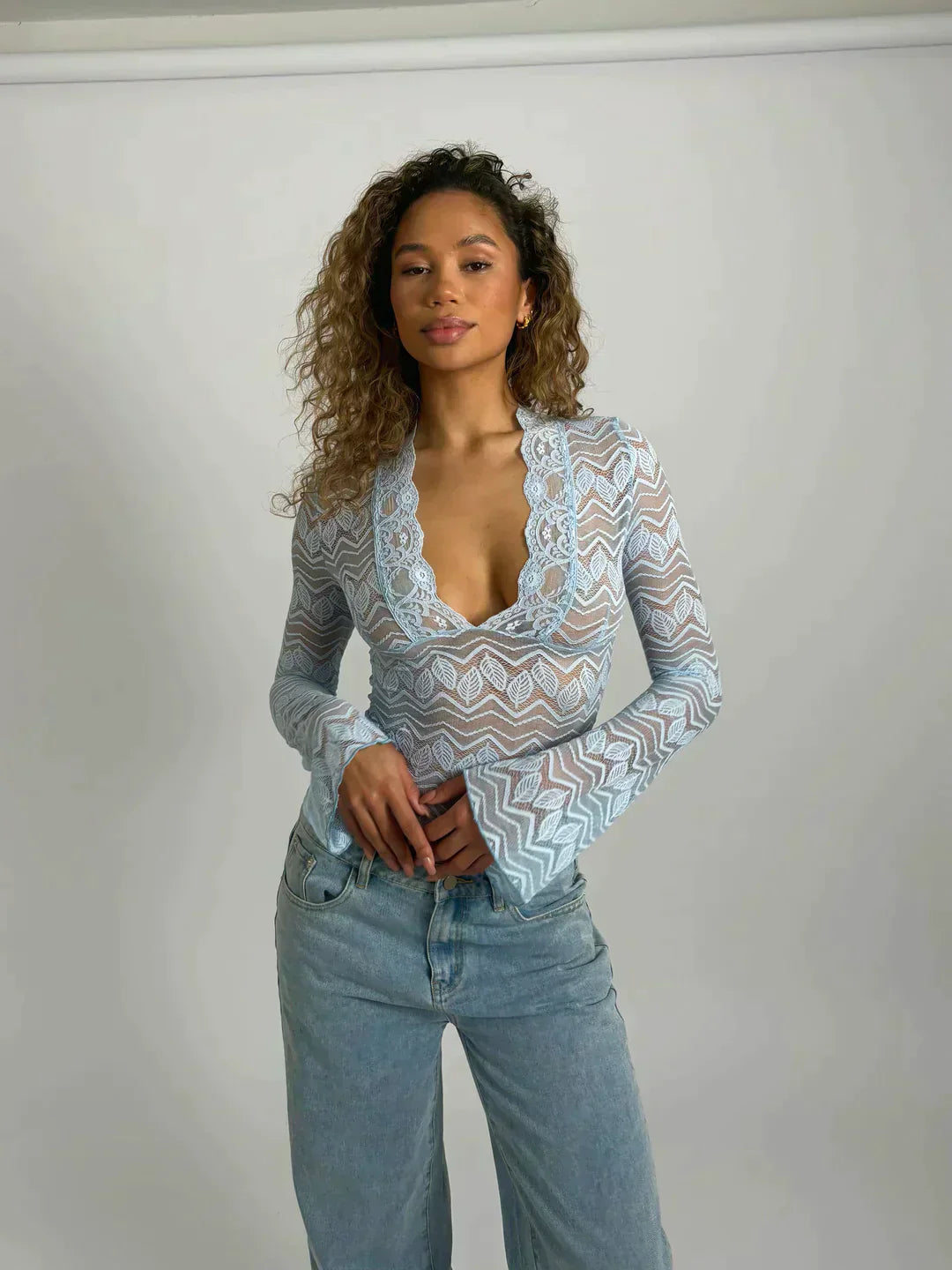 Refined Lace Blouse
