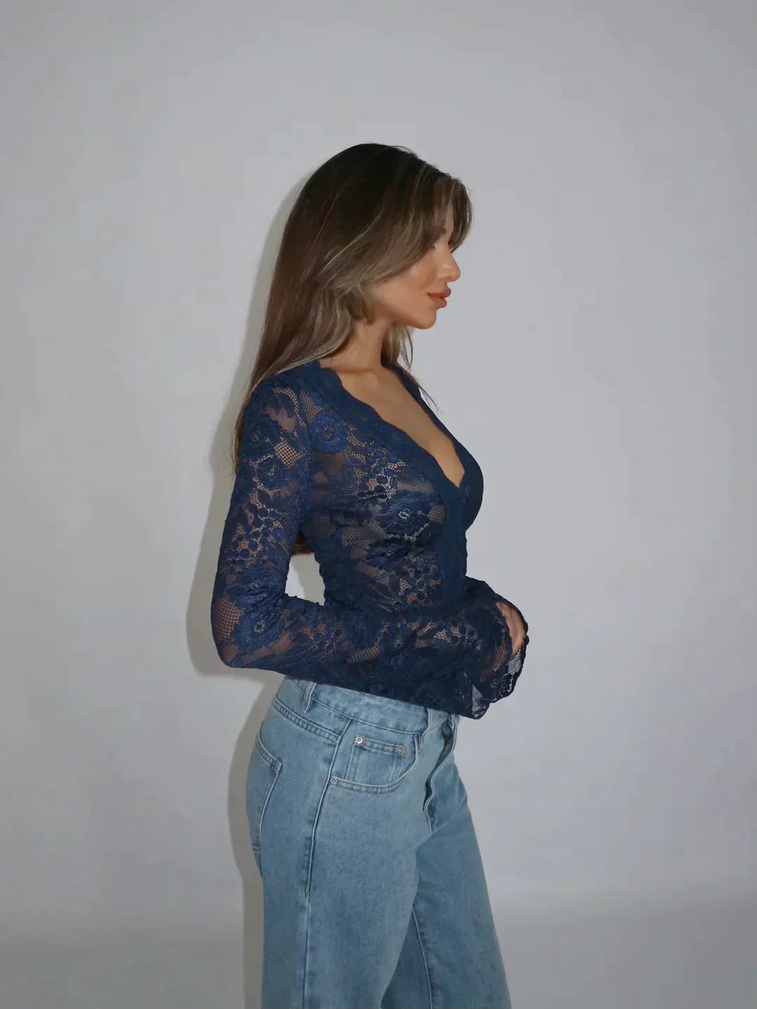 Refined Lace Blouse