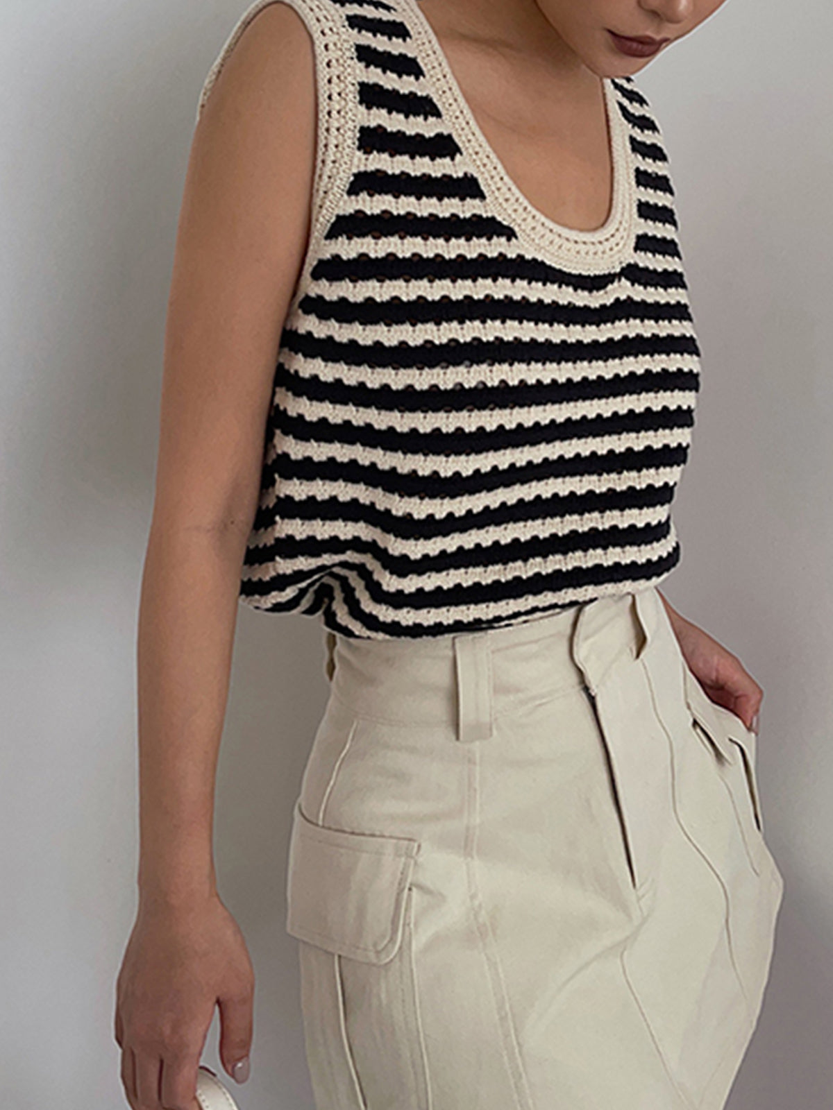 Classy Stripe Vest