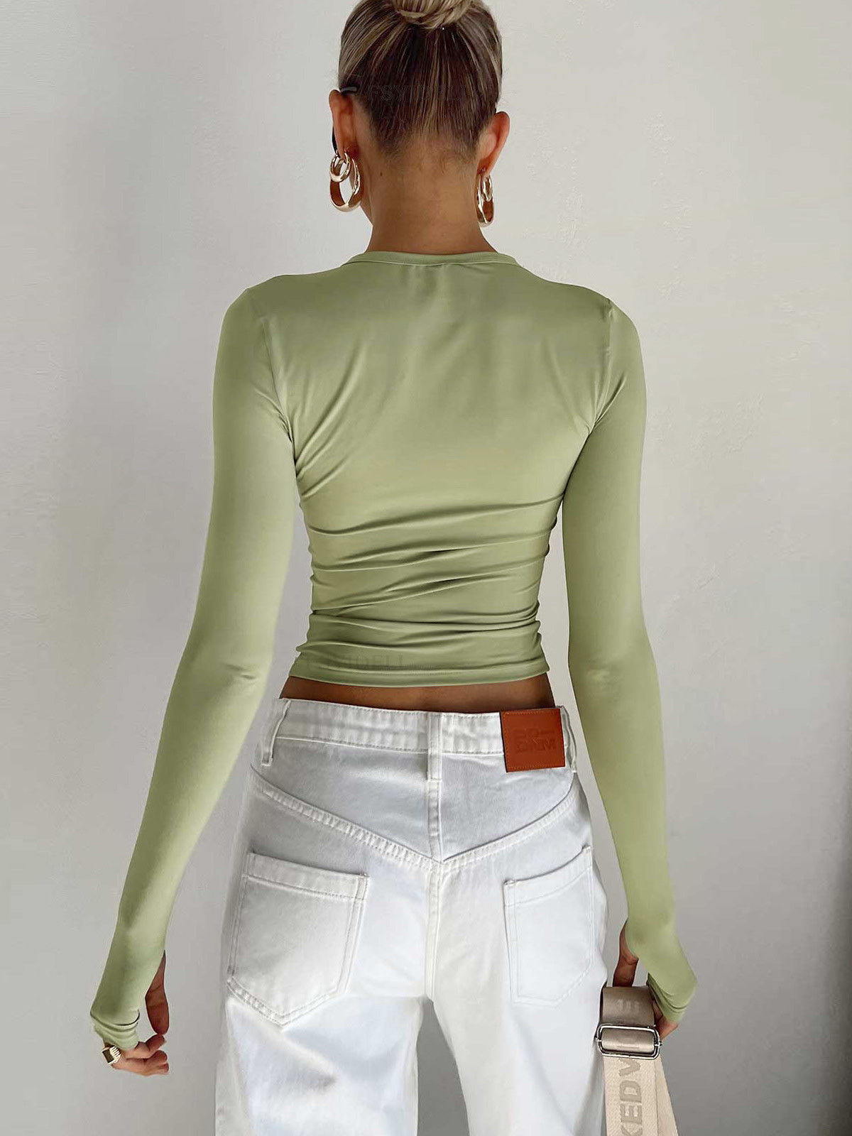 Semi-Sheer Crop Top