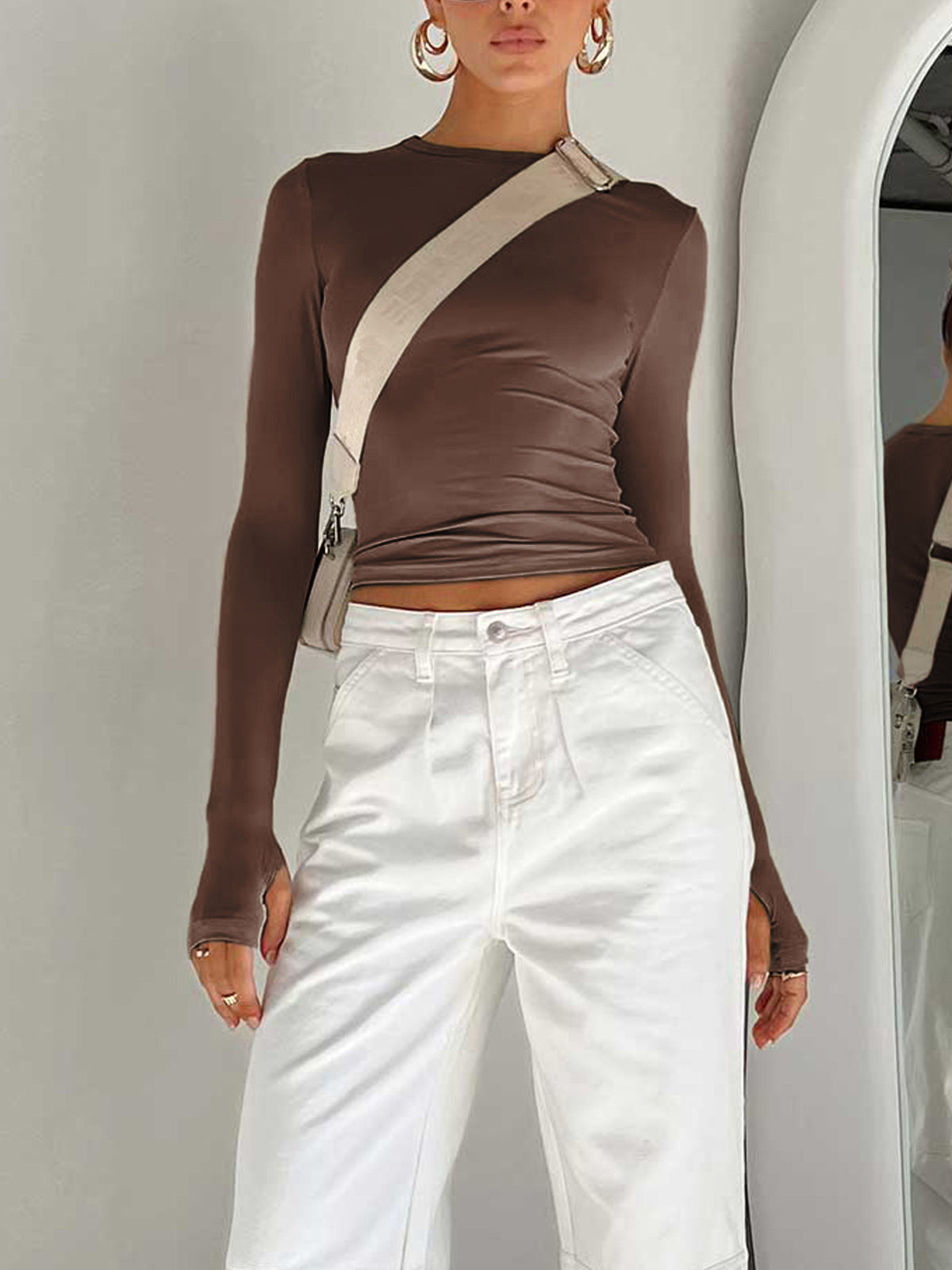 Semi-Sheer Crop Top