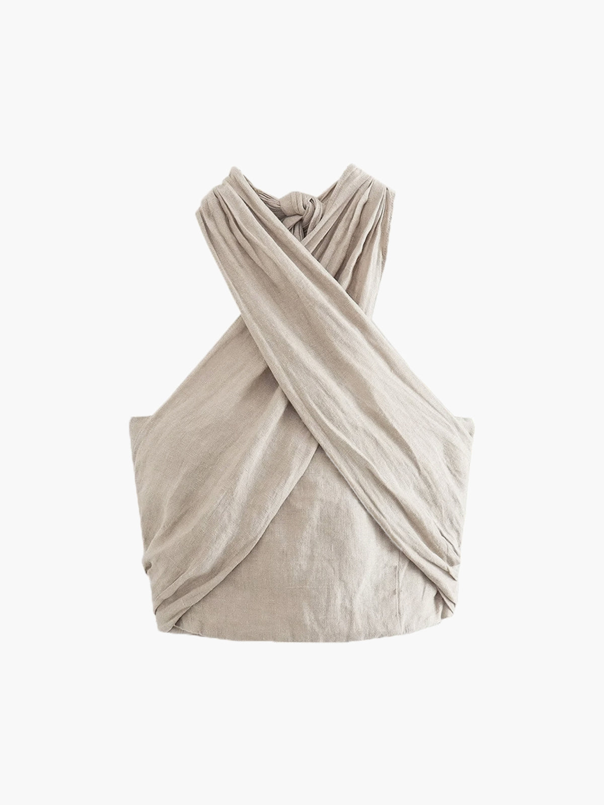 Crisscross Halter Tank Top
