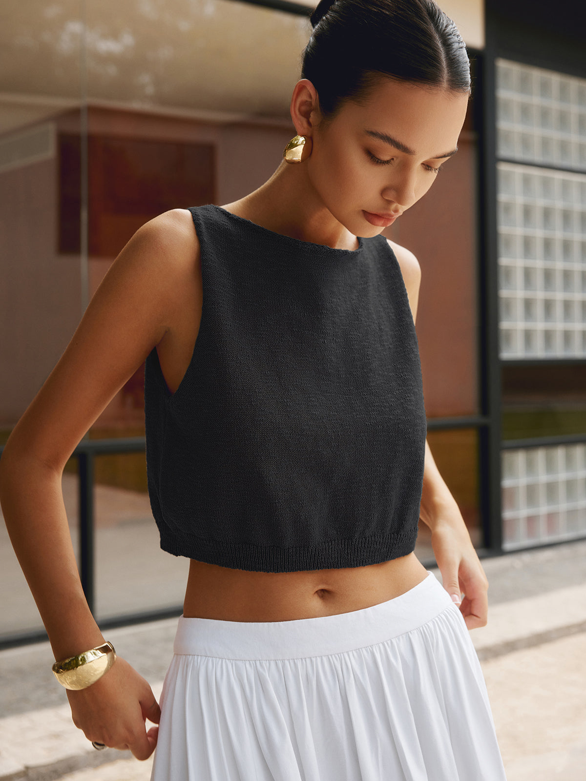 Cotton Blends Tank Top