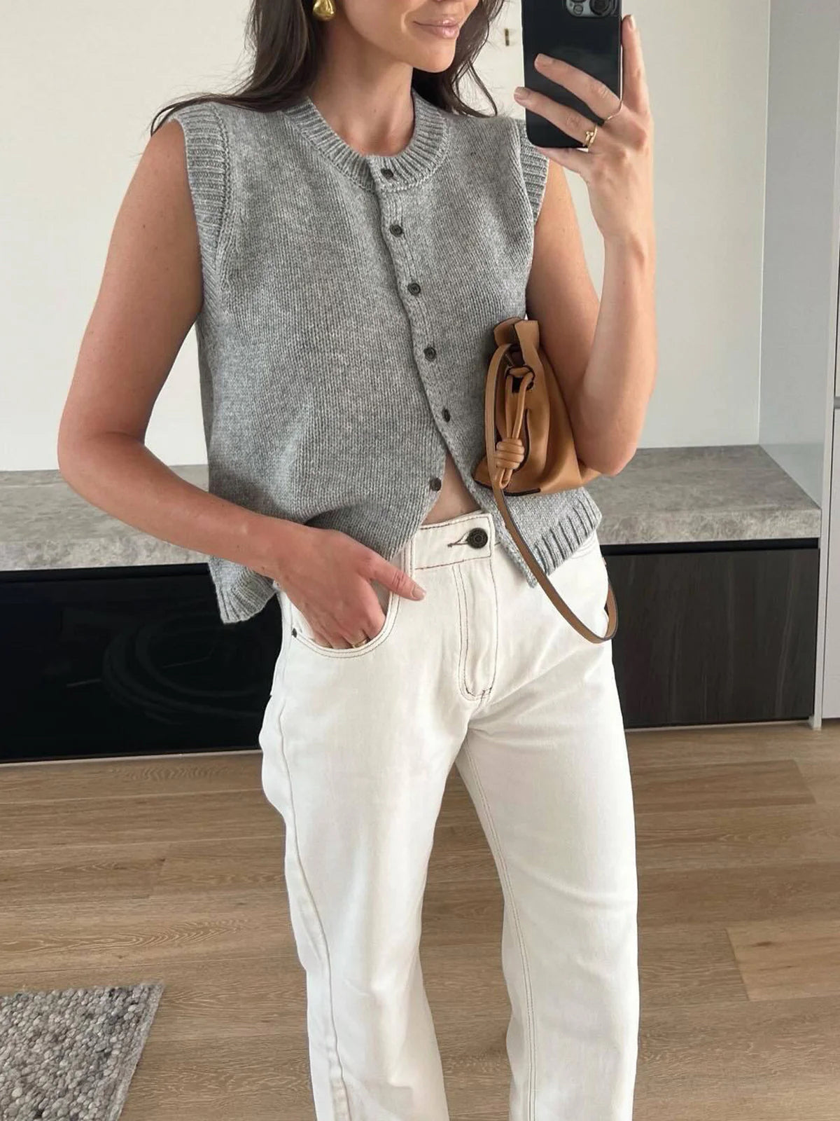 Buttoned Bliss Vest
