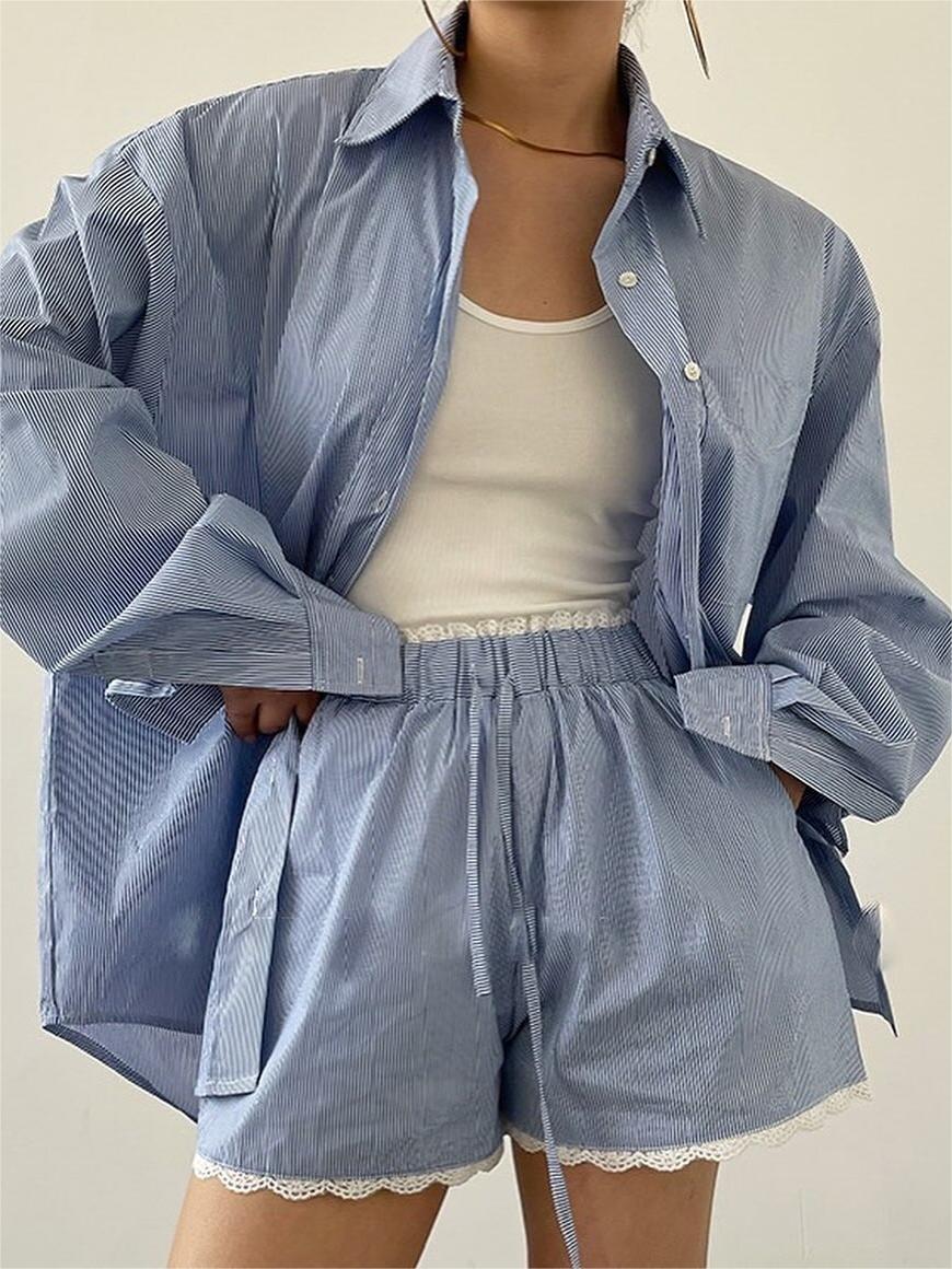 Oversized Stripe Set