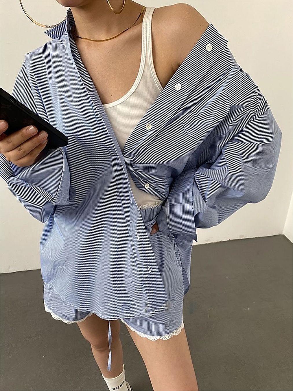 Oversized Stripe Set