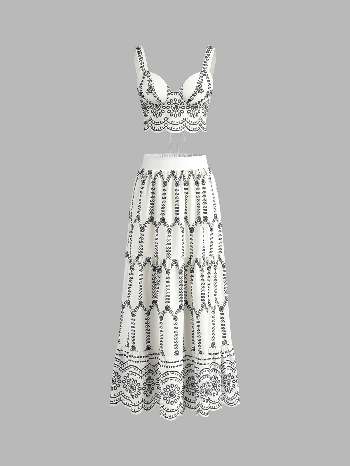 Printed Tie Back Set