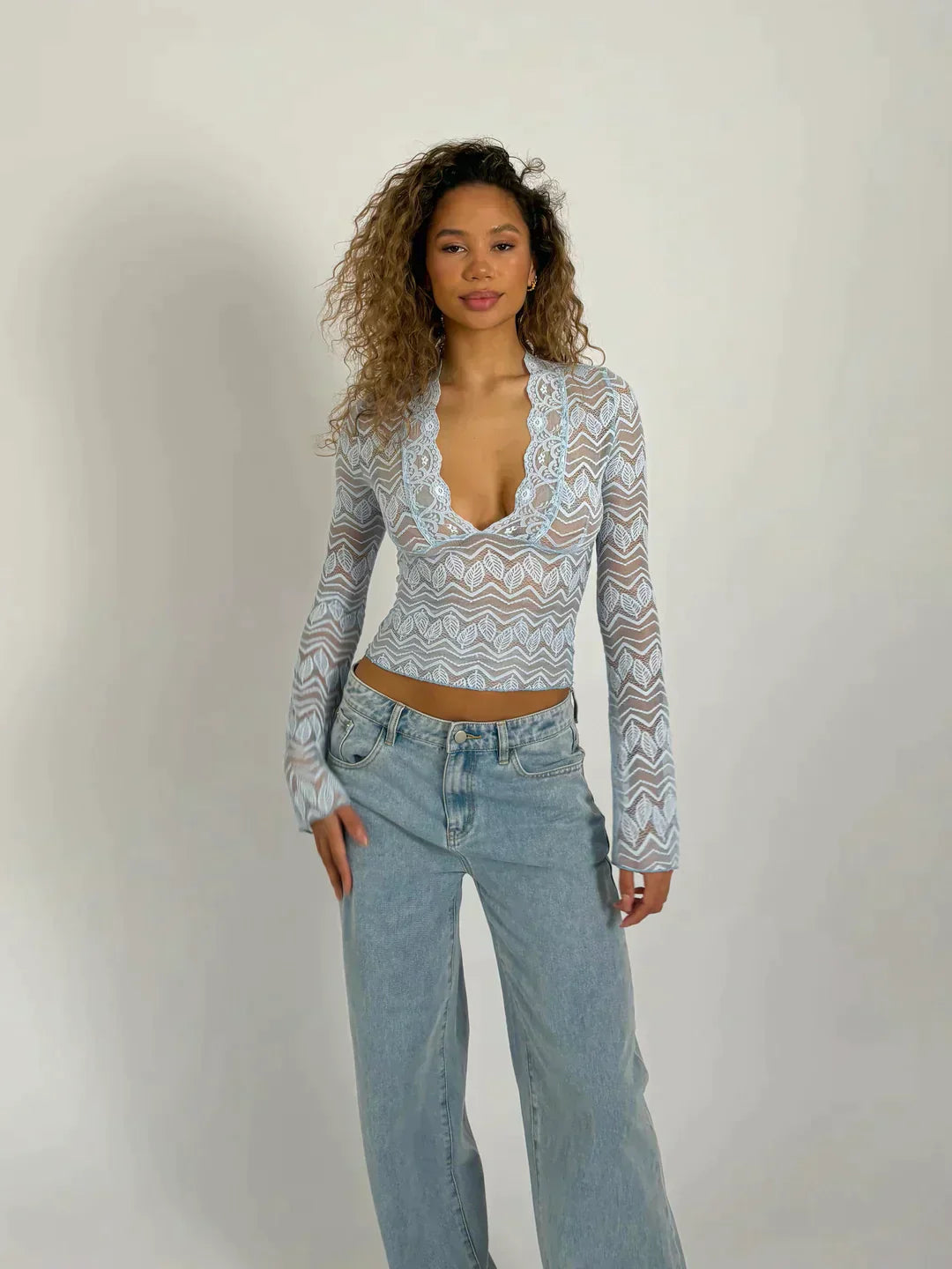 Refined Lace Blouse