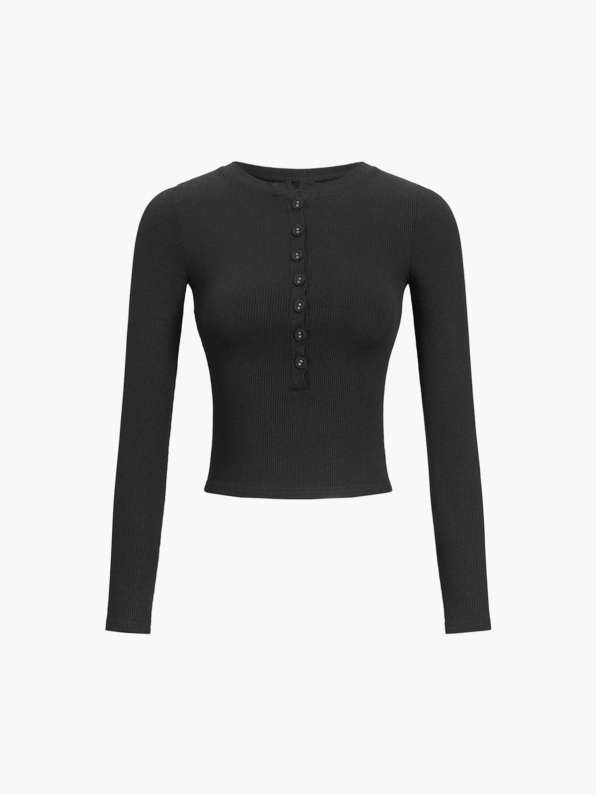 Button Down Crop Shirt