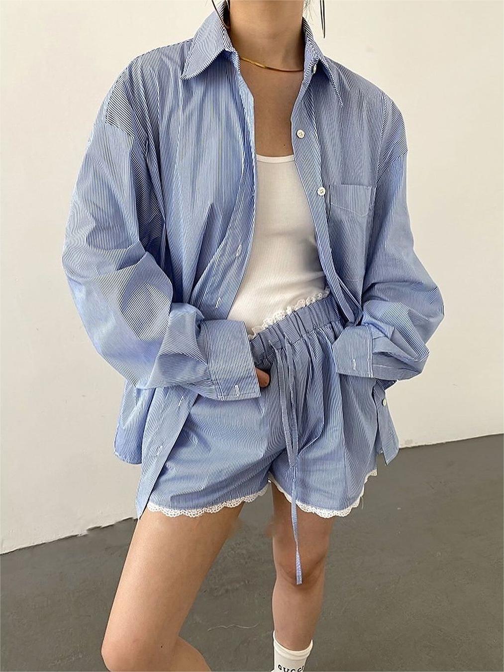 Oversized Stripe Set