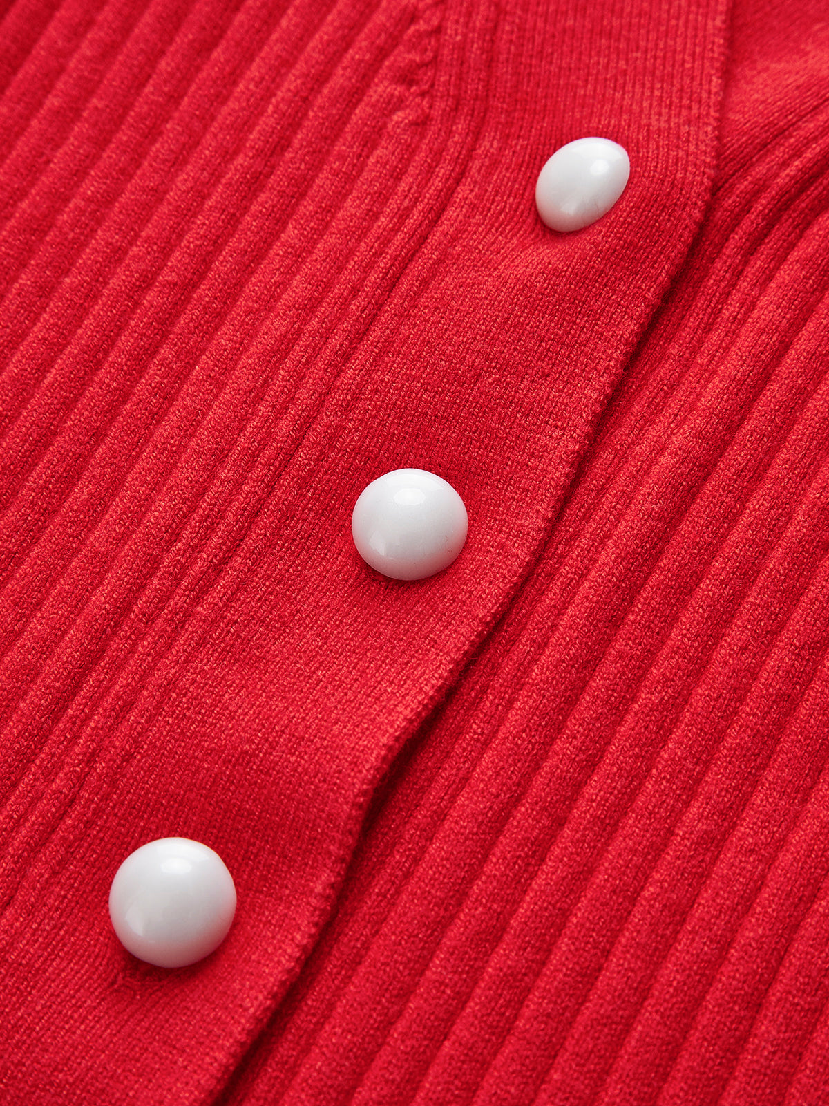 Ruffled Pearl Cardigan