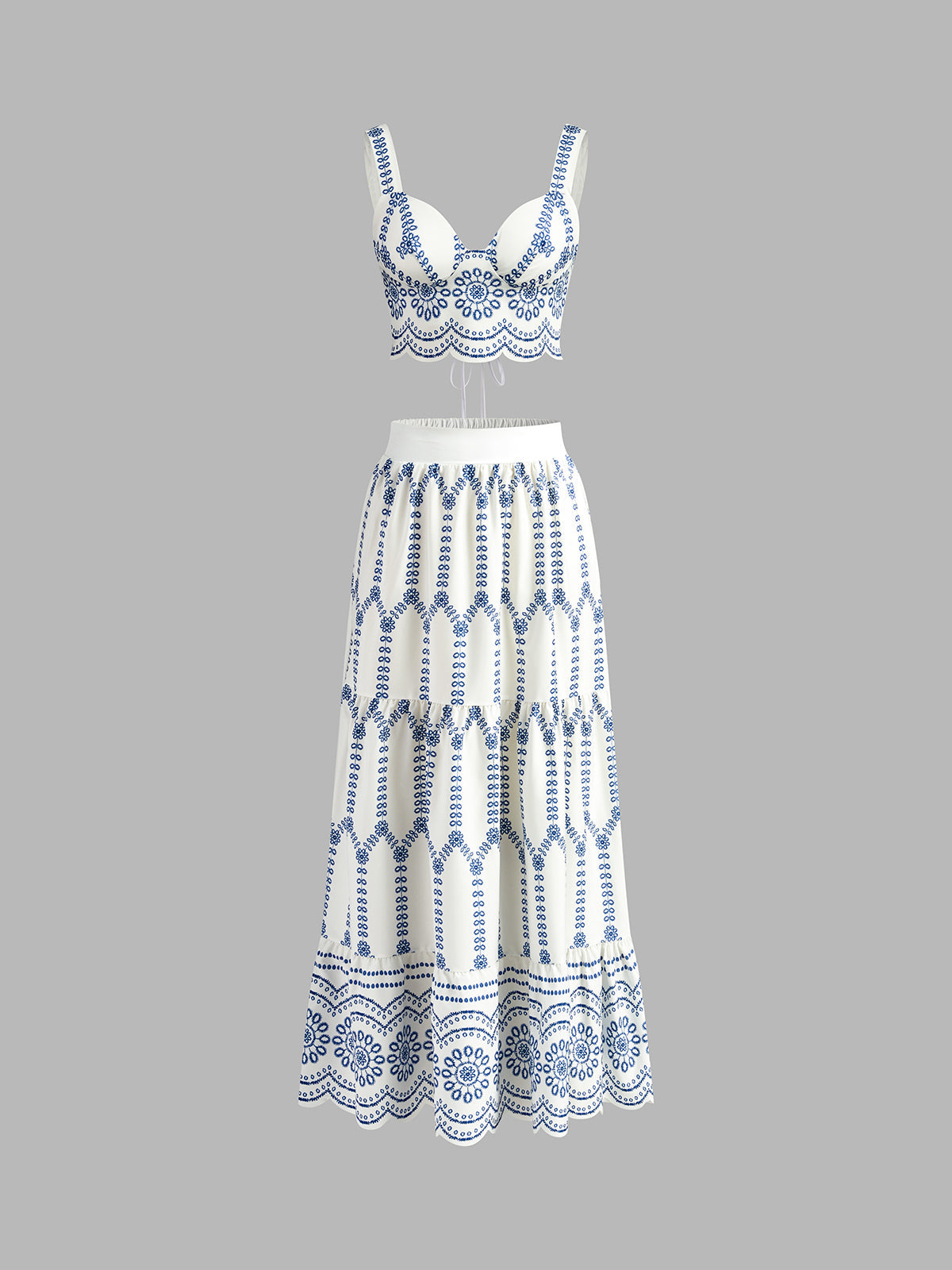 Printed Tie Back Set