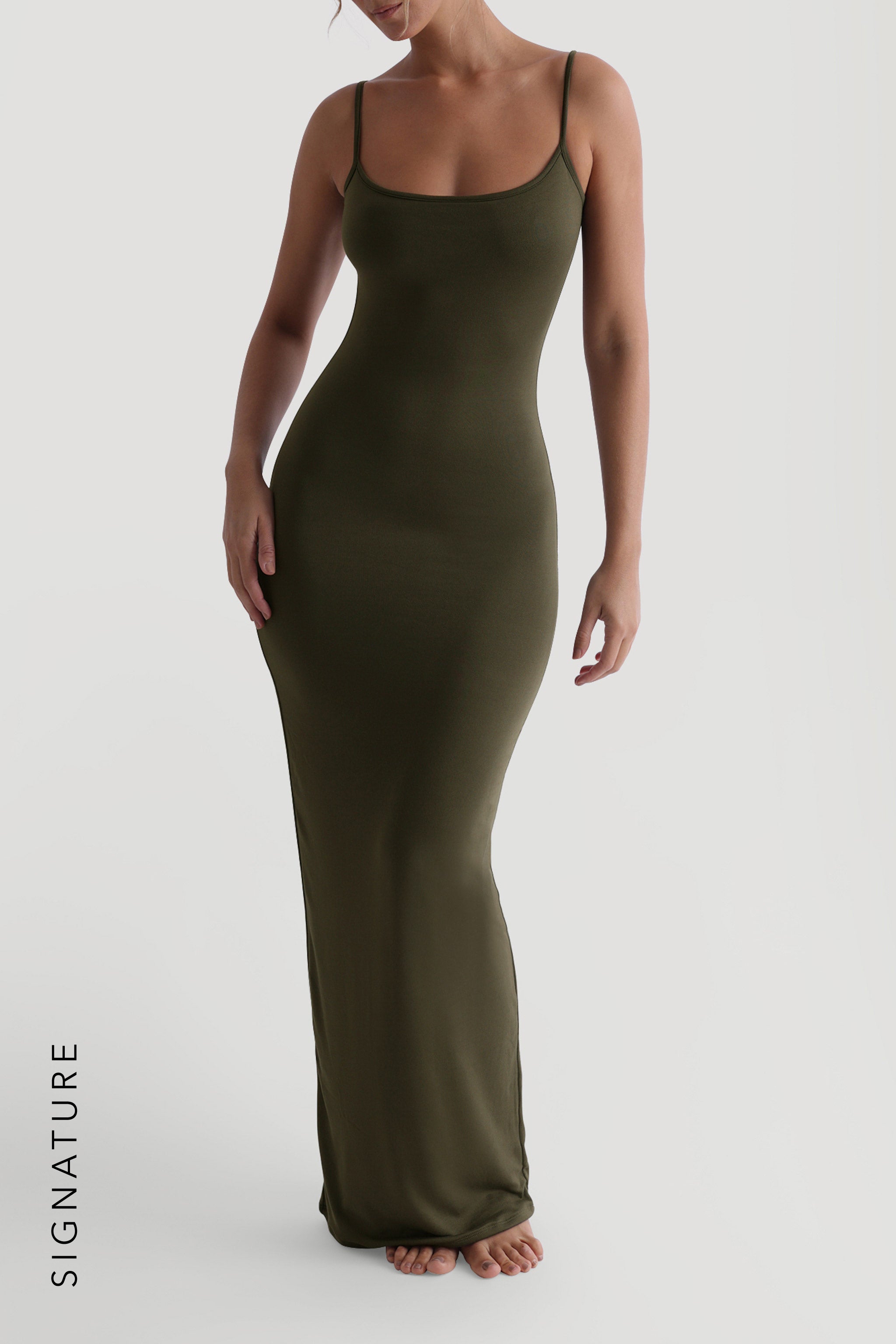 Olive Cami Maxi Dress