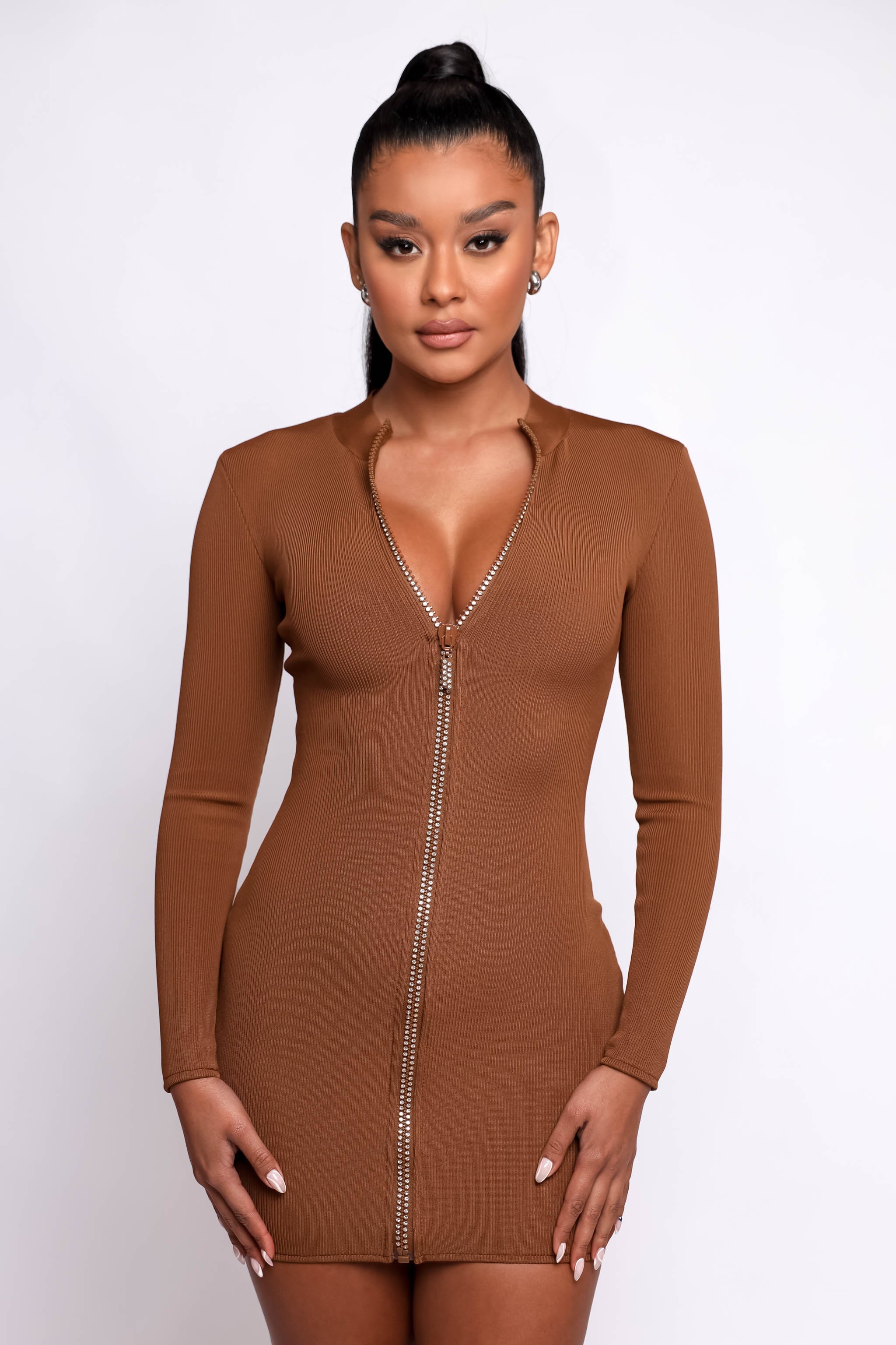 Brown Molly Mini Dress